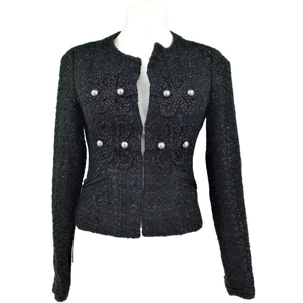 Express jacket,  Size Small Black Metallic